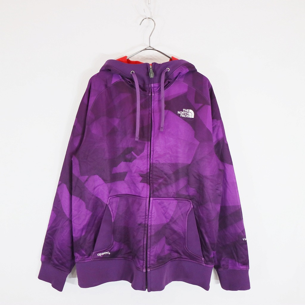 【楽天市場】THE NORTH FACE ノースフェイス ソフトシェルジャケット アウトドア キャンプ 総柄 パープル (メンズ M) 中古