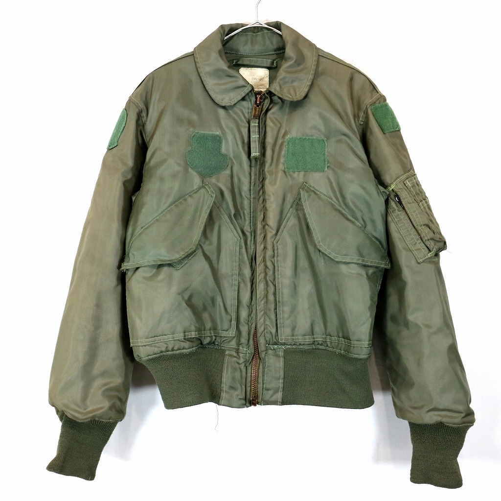 CWU-45P 米軍 実物 官給品 ジャケット　フライヤーズ 米軍実物 USAF CWU-45/P フライトジャケット TAN / XL Deadstock