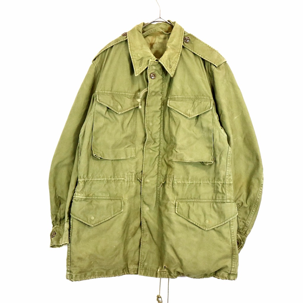 50s 米軍実物 M51 フィールドジャケット ヴィンテージ US ARMY 楽天市場】50年代 米軍実物 U.S.ARMY M-51 フィールドジャケット