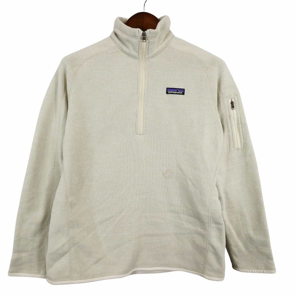 【楽天市場】SALE///// patagonia パタゴニア ハーフジップ セーター アウトドア キャンプ 防寒 登山 ベージュ