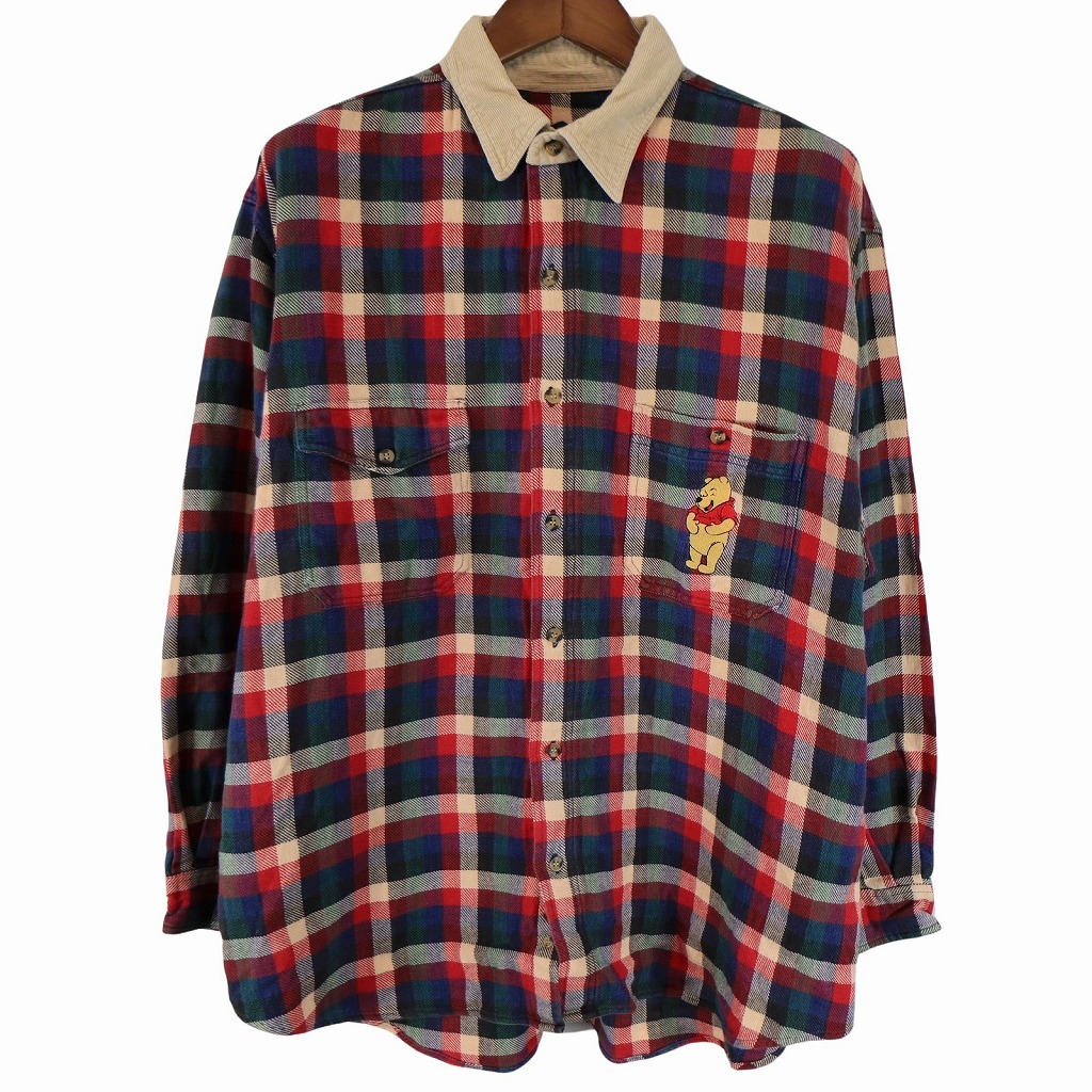 風船 ディズニー 刺繍 長袖シャツ ビンテージ ディズニー風船 刺繍 長袖シャツ ビンテージ