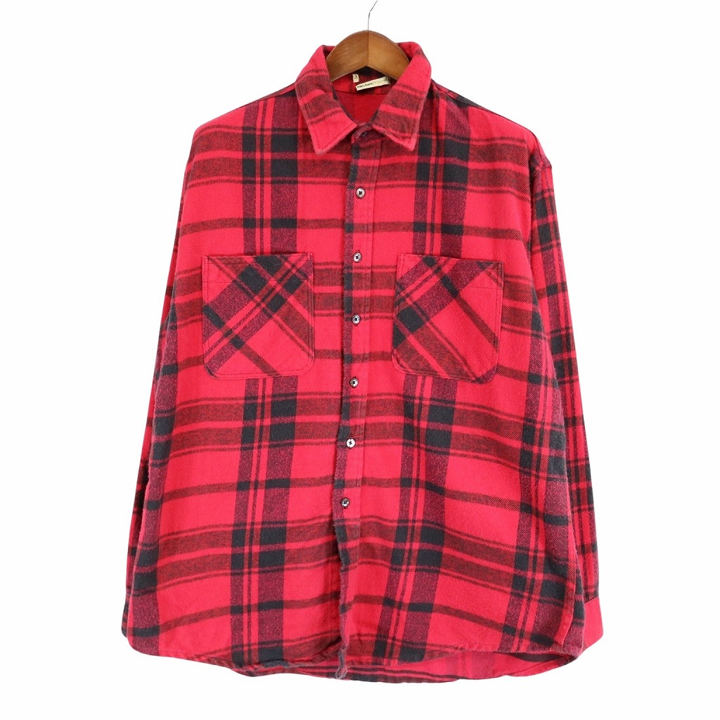 楽天市場】70年代 BIG MAC ビッグマック 長袖シャツ ネルシャツ 単色