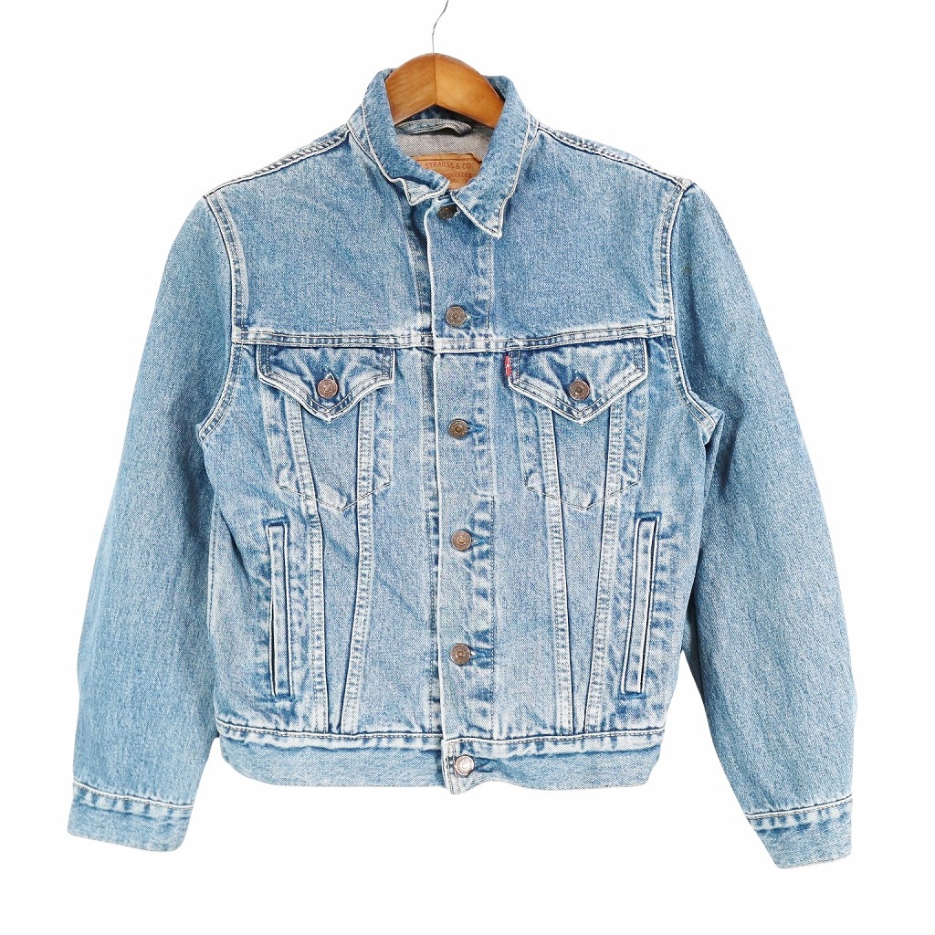 Levi's 70503-02 Euro Model Cut-off Denim Vest, Men's Size S cotton Blue type light blue Vintage Second Hand
