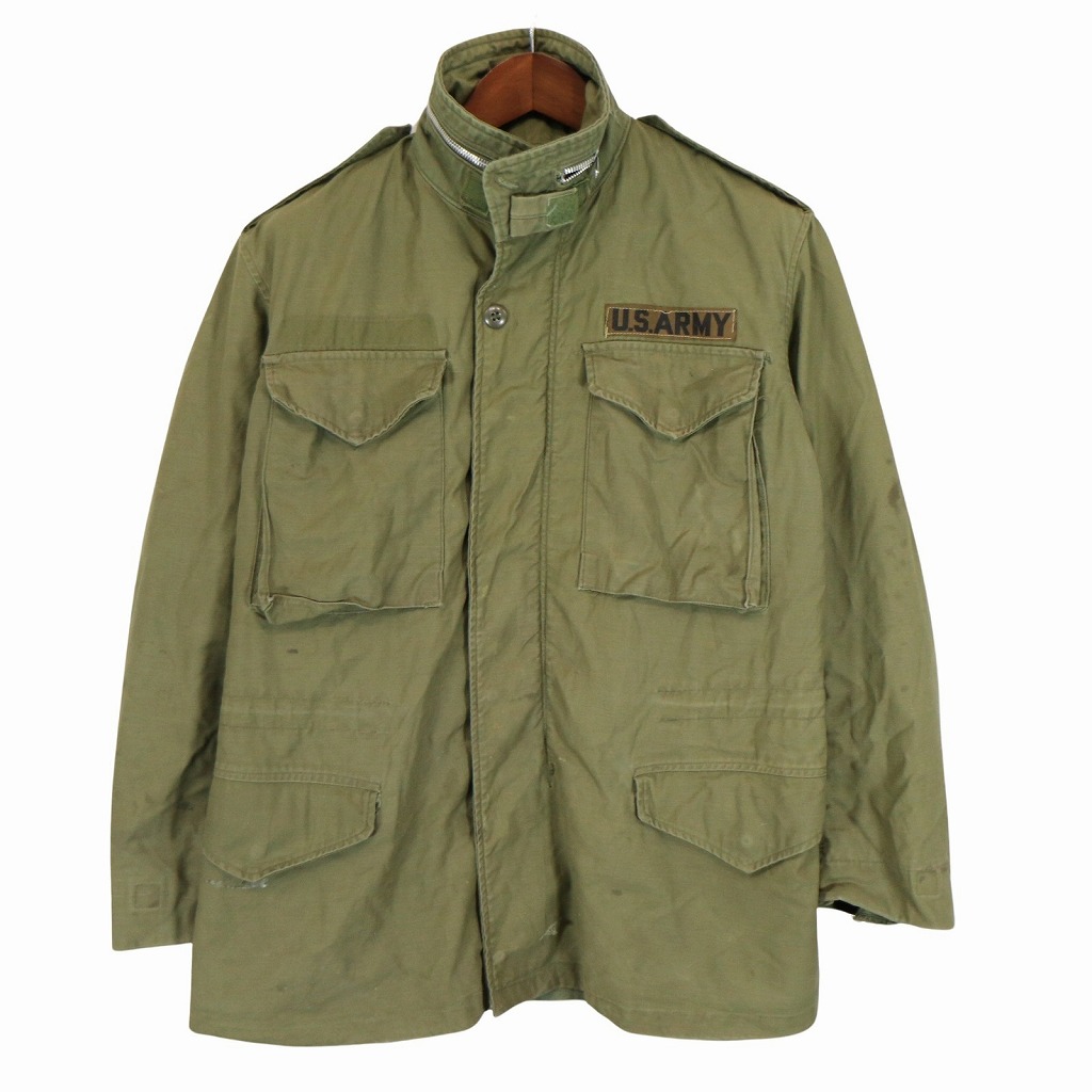 70年代 米軍実物 U.S.ARMY M-65 2nd ミリタリー カーキ (メンズ L位) O5500｜YAMAHISA USEDCLOTHINGSHOP