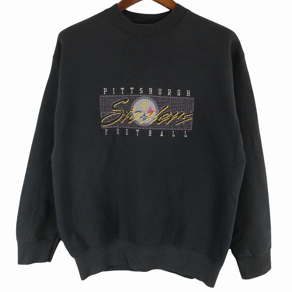 【楽天市場】90年代 USA製 NFL ピッツバーグ・スティーラーズ スウェット ブラック (メンズ L) 中古 古着 O5873