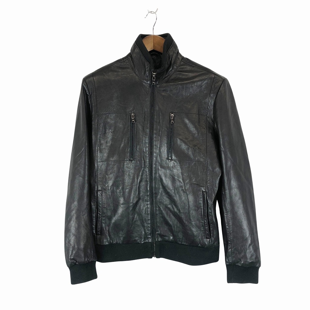 CK39カルバンクラインスタイリッシュライダースジャケットL 美品 カルバンクライン メンズ ジャケット Calvin Klein ブランド