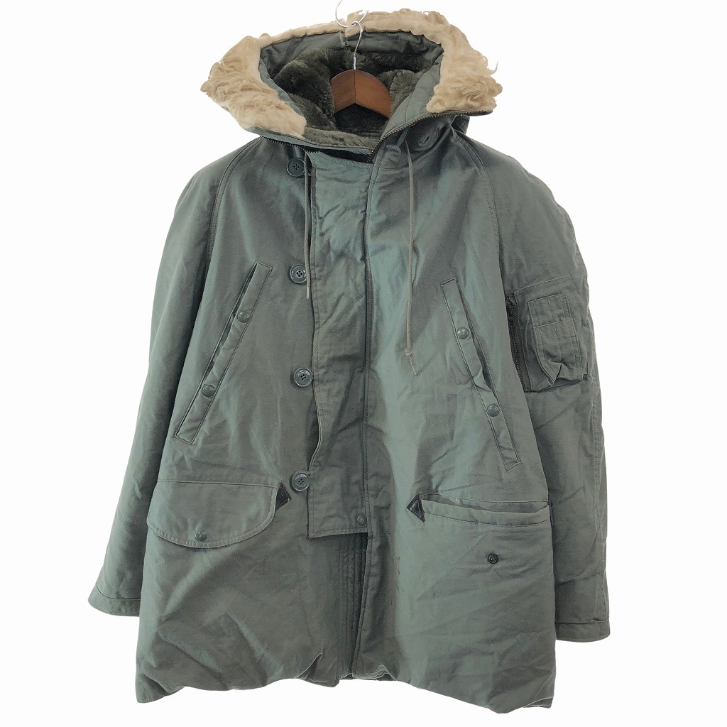 90年代 米軍実物 U.S.AIRFORCE N-3B フライトジャケット ミリタリー (メンズ M) 中古 古着 O9804|YAMAHISA USEDCLOTHINGSHOP