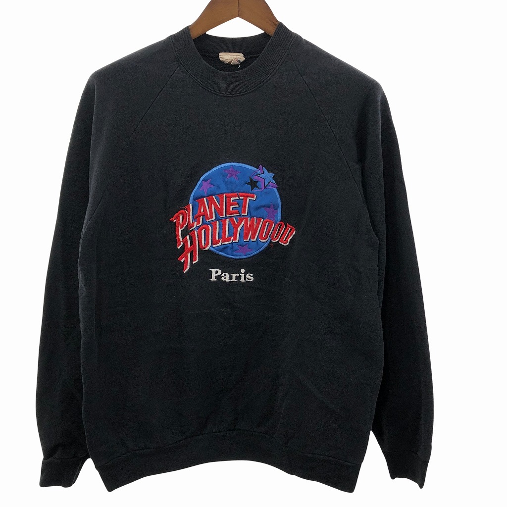 【楽天市場】USA製 HOLLYWOOD プラネットハリウッド 企業 スウェット ブラック (メンズ XL) 中古 古着
