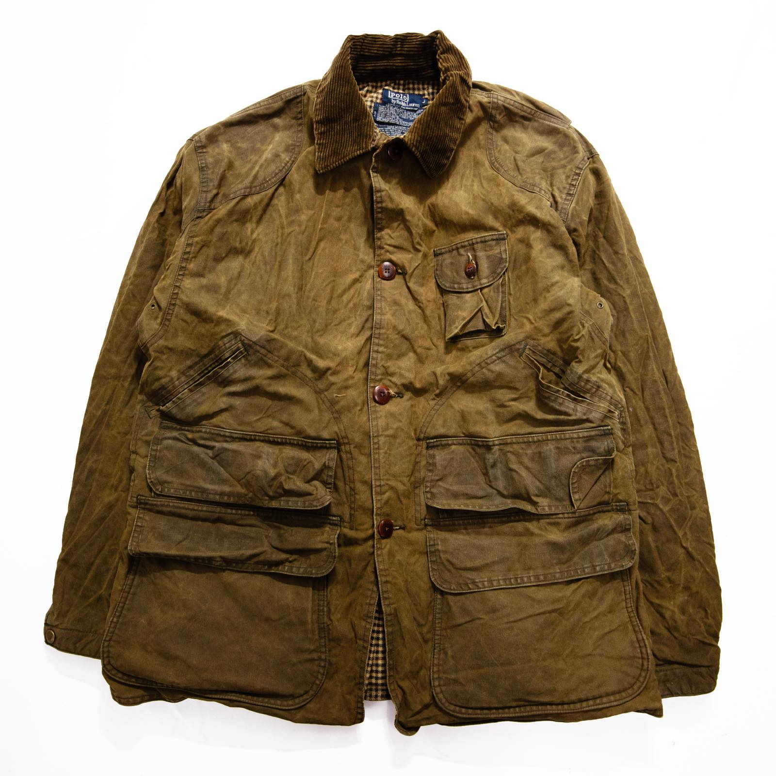 楽天市場】Polo Ralph Lauren Pique Hunting Jacket 茶 M ポロラルフ