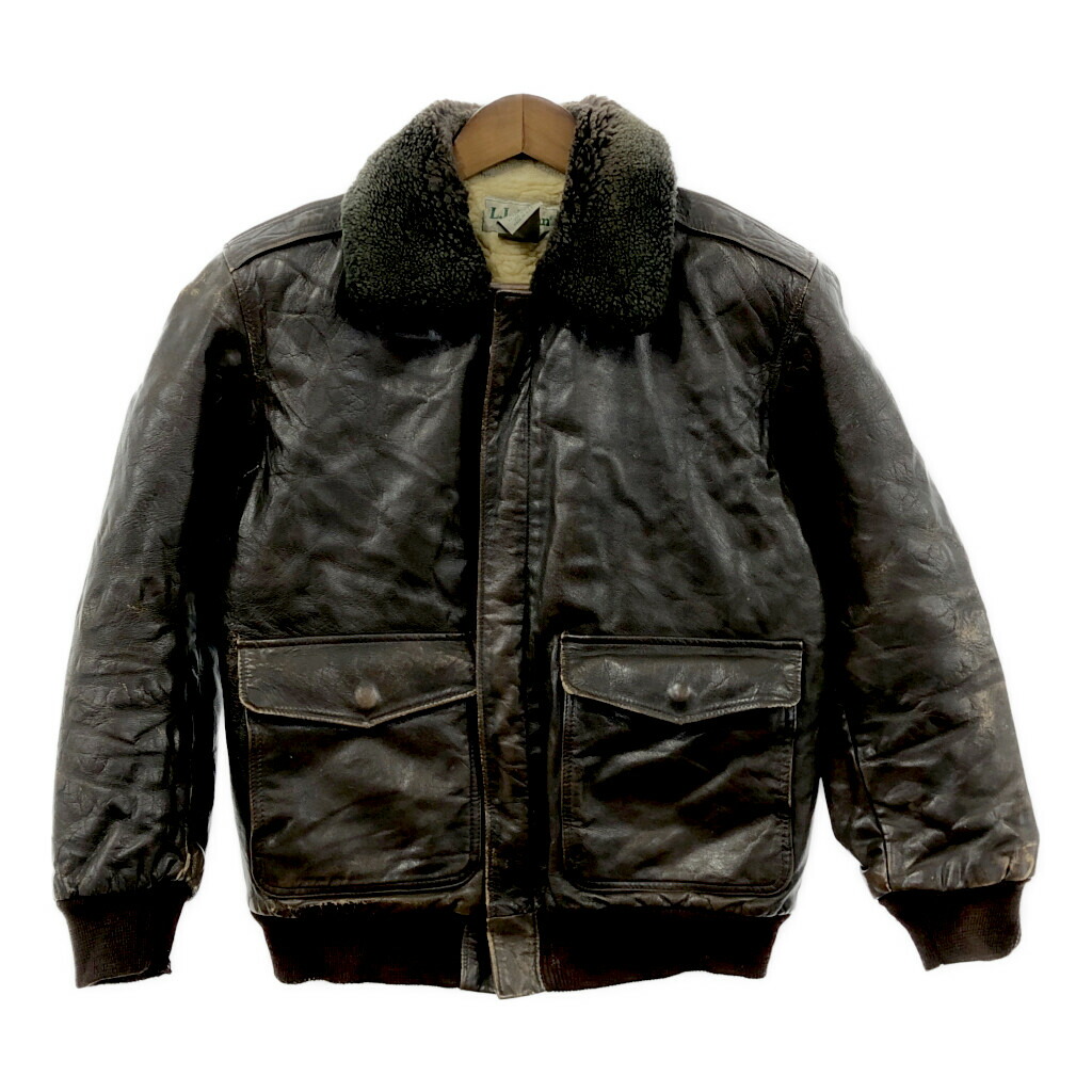 楽天市場】60s 筆記体タグ ☆ エルエルビーン 本革 レザー G-1