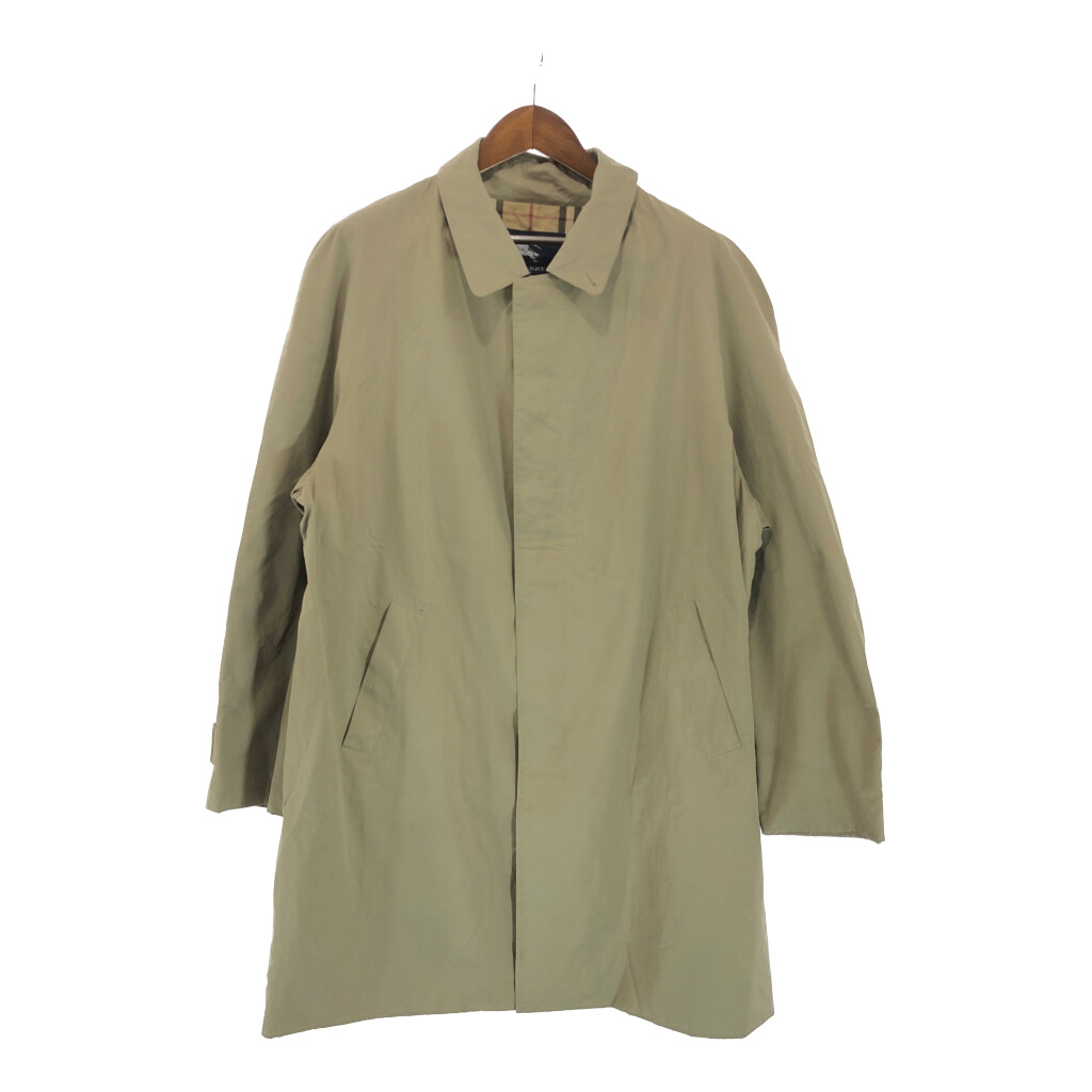 スペイン製 BURBERRY バーバリー ステンカラーコート ベージュ (メンズ 58) P4690