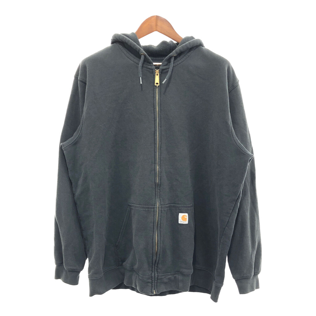 Carhartt　カーハート　フルジップアップスウェットパーカー　ダークグレー