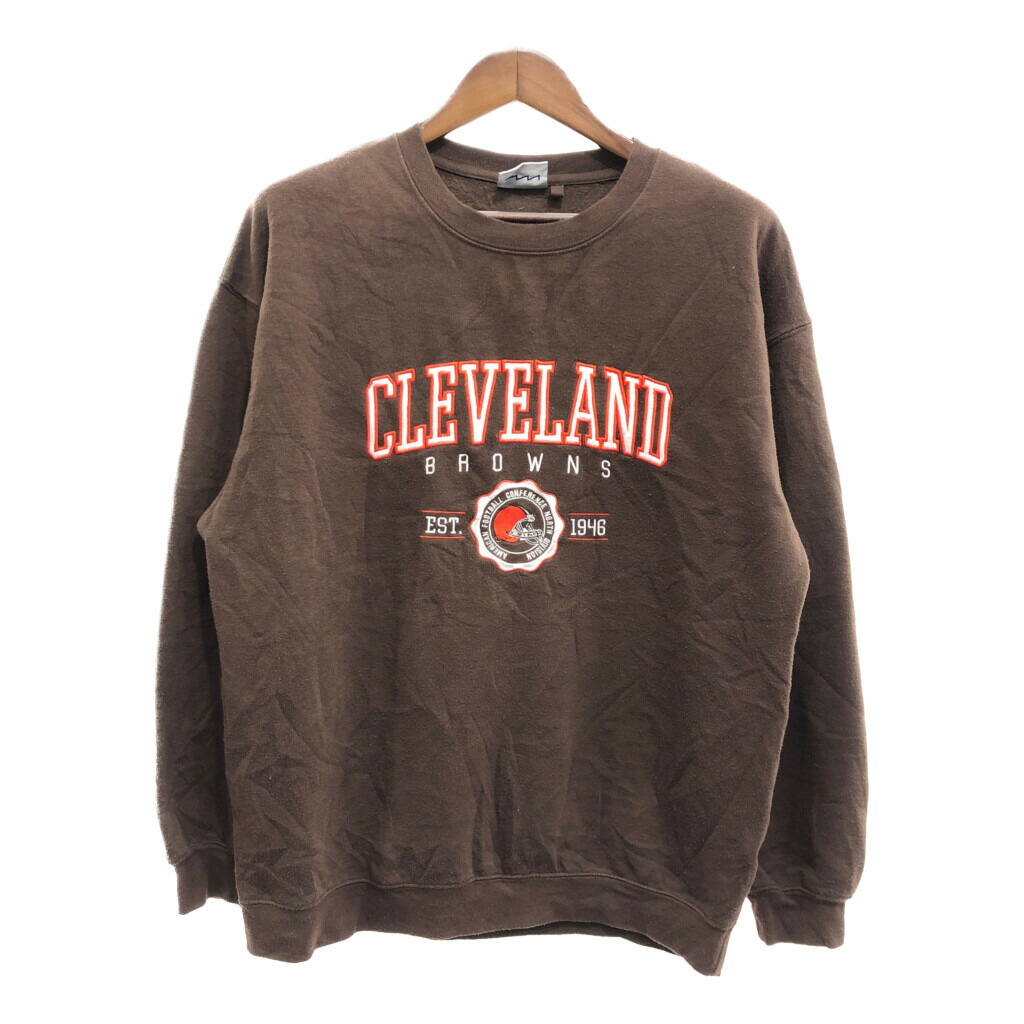 【楽天市場】2000年代～ NFL クリーブランド・ブラウンズ スウェット アメフト フットボール プロチーム ブラウン (メンズ M) 中古