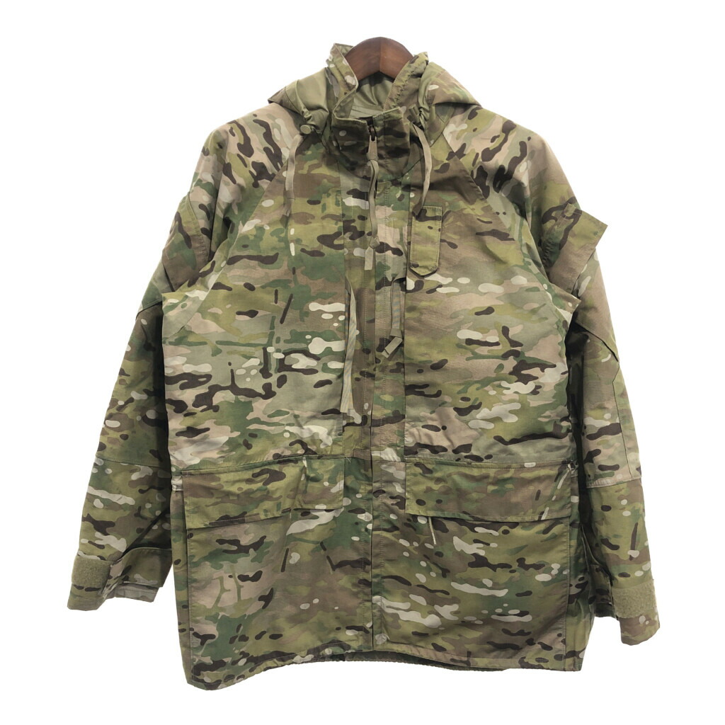 米軍実物 U.S.ARMY APECS GORE-TEXパーカージャケット ミリタリー マルチカム (メンズ MEDIUM-REGULAR) P6001