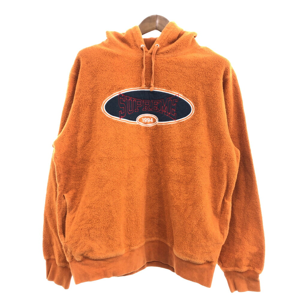 Supreme シュプリーム フリース パーカー 2018SS オレンジ (メンズ L) P6992