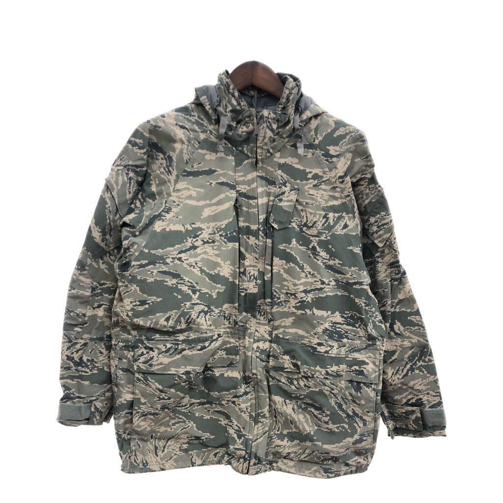 米軍実物 U.S.AIRFORCE APECS GORE-TEX パーカージャケット ミリタリー ABUカモ (メンズ M-R) P7119|YAMAHISA USEDCLOTHINGSHOP