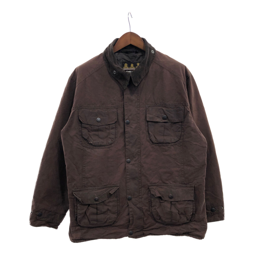 Barbour バブアー DAUNTLESS オイルドジャケット ユーロ ブラウン (メンズ XXL) P6554