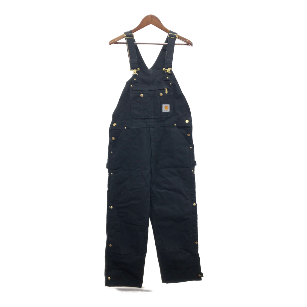 カーハート ダブルニー　オーバーオール　ネイビー　ダック　美品　carhartt 楽天市場】CARHARTT(カーハート) サイズ:34×32 FR OVERALL