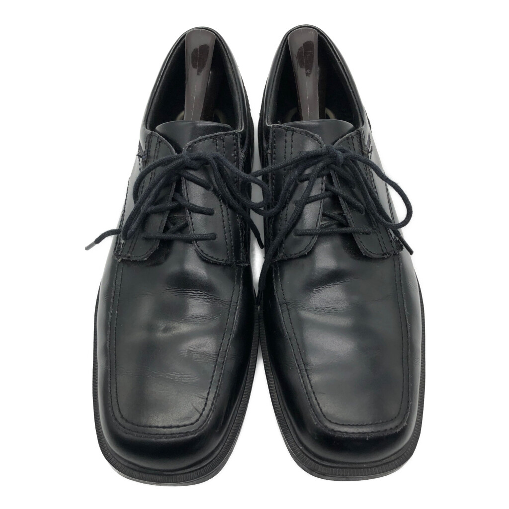 At last&co.PLAIN TOE SHOES 黒 アットラスト レザー TIMEWORN CLOTHING AtLast＆Co PLAIN TOE SHOES BLACK SIZE US7