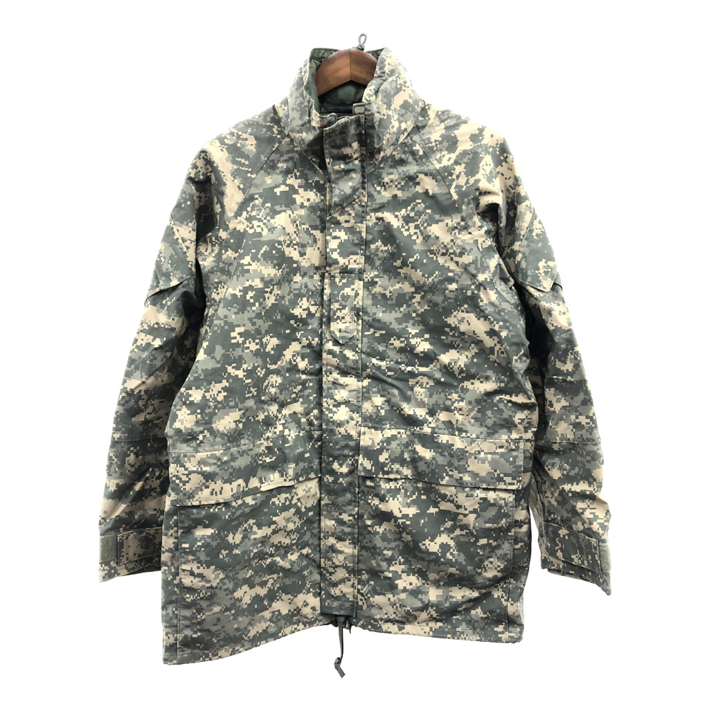00年代 米軍実物 U.S.ARMY ECWCS GEN2 GORE-TEX パーカー ジャケット ミリタリー ACUカモ (メンズ MEDIUM-LONG) 中古 古着 Q0984｜YAMAHISA USEDCLOTHINGSHOP