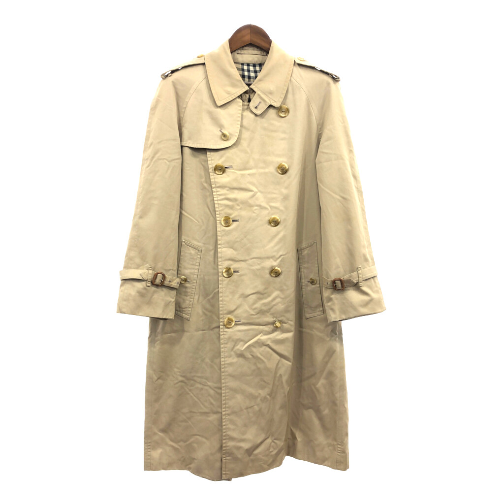 美品　バーバリーズ　カーキー系　綿100% トレンチコート Burberry's】【C-TK83】【アウター】バーバリーズ『トレンチ