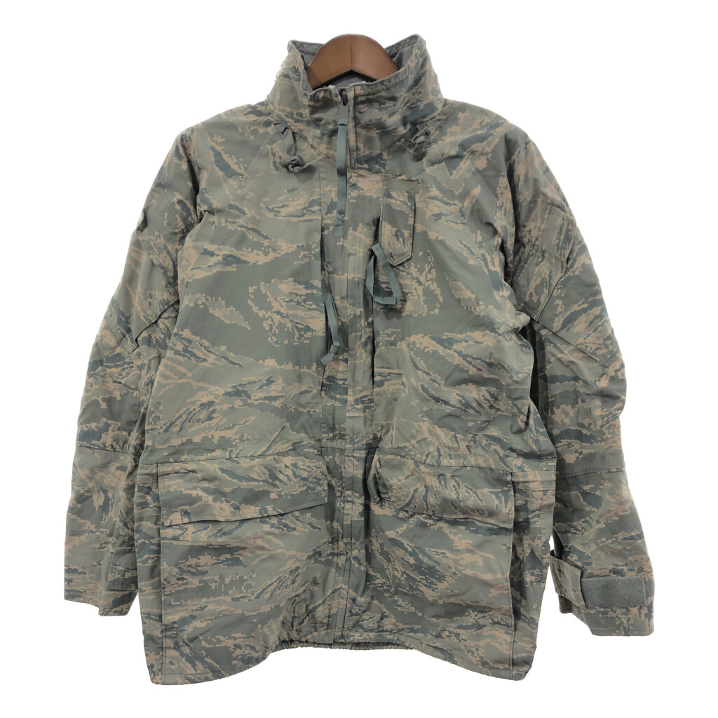00年代 米軍実物 U.S.AIRFORCE APECS GORE-TEX パーカー ジャケット ミリタリー ABUカモ (メンズ MEDIUM-REGULAR) 中古 古着 Q1012｜YAMAHISA USEDCLOTHINGSHOP