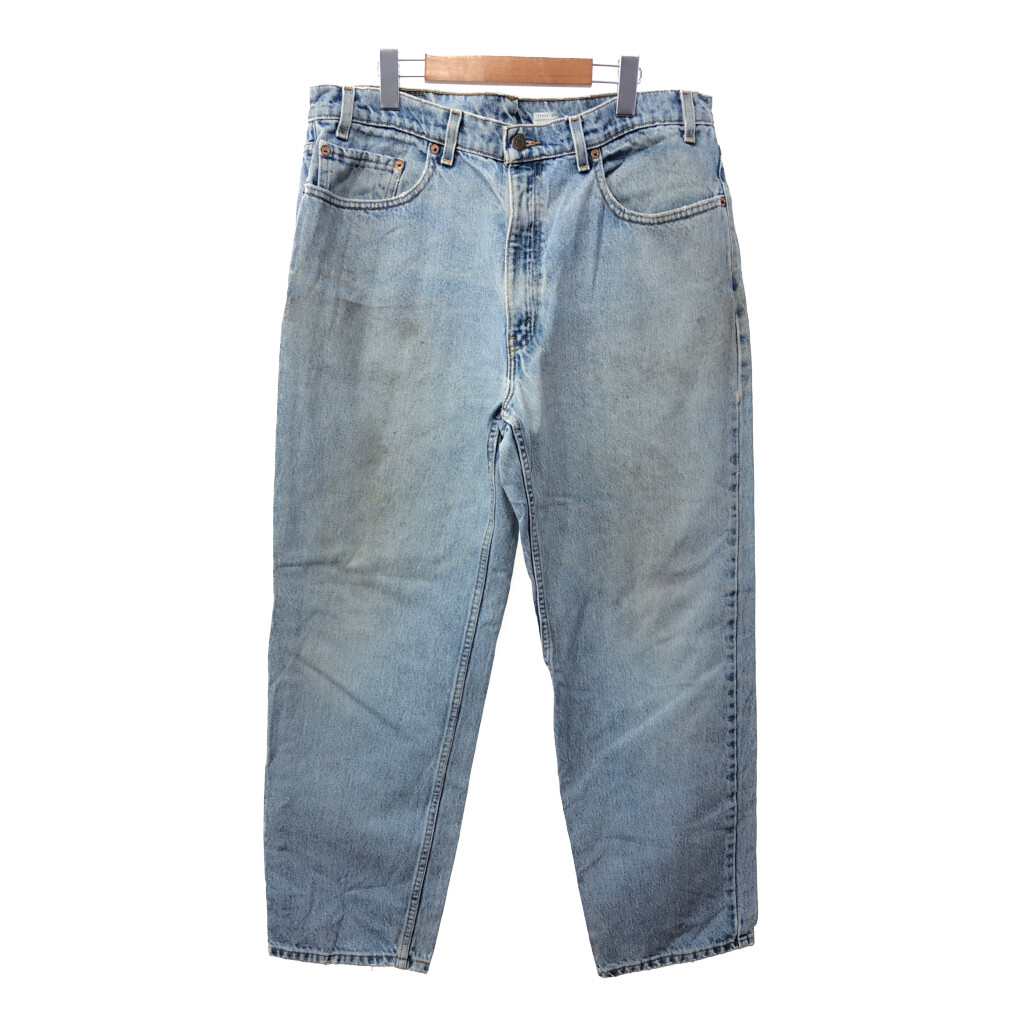 90年代 Levi's リーバイス 550 リラックスフィット テーパード デニムパンツ アメカジ 大きいサイズ (メンズ W38 L30) 中古 古着 Q1445 6,995円
