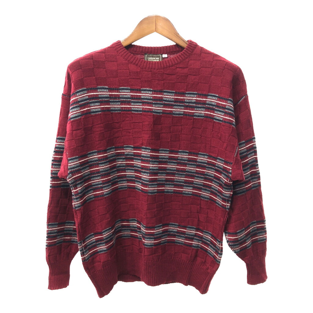 GIVENCHY レッド セーター コットン100% GIVENCHY REVERSE SWEATER Sweater cotton red XS Used | eBay