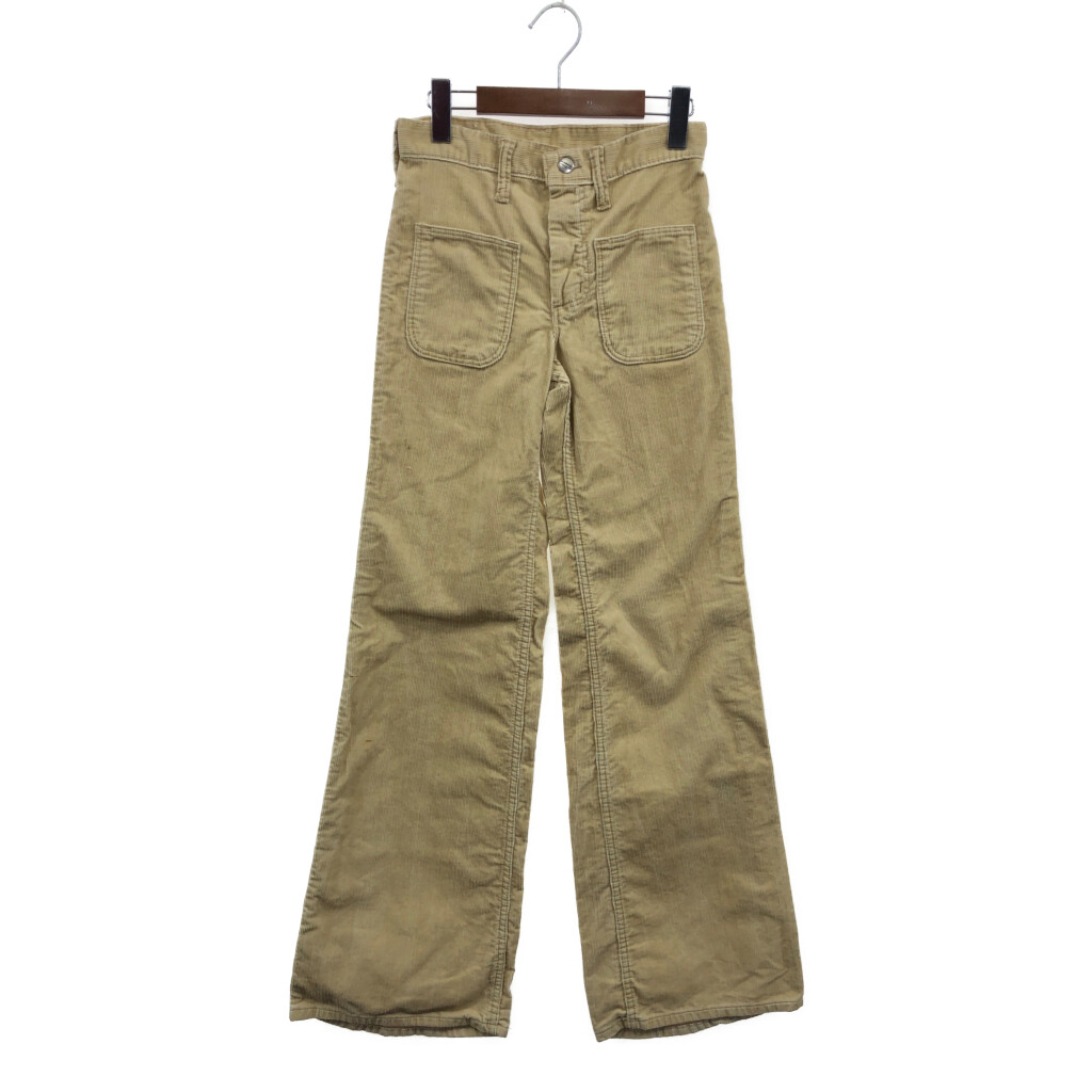 60年代 BLUE BELL Wrangler ブルーベル ラングラー コーデュロイパンツ ヴィンテージ (メンズ 28&times;34) 中古 古着 Q1776｜YAMAHISA USEDCLOTHINGSHOP
