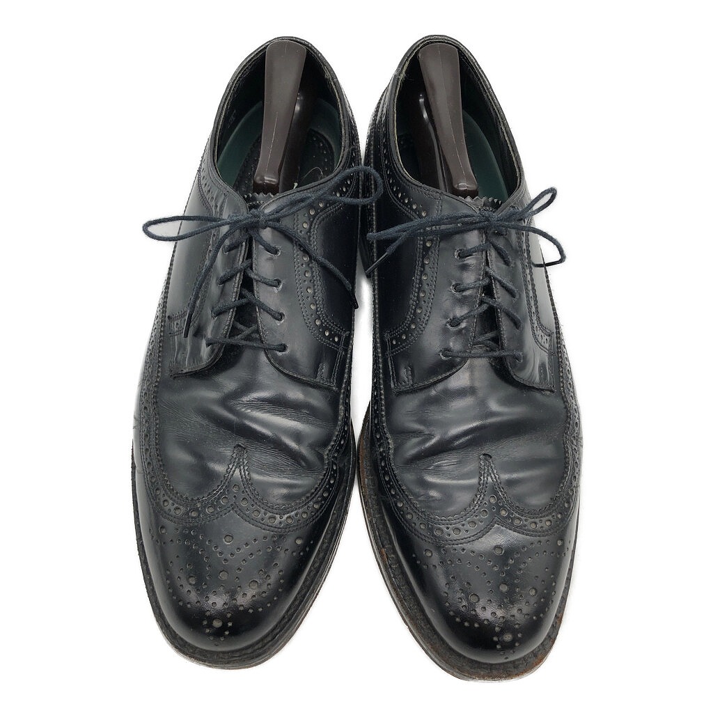 FLORSHEIM フローシャイム インペリアル ロングウィングチップ レザーシューズ ブラック (メンズ 10 E) 中古 古着 KA0789 楽天市場】FLORSHEIM フローシャイム インペリアル ロングウィング