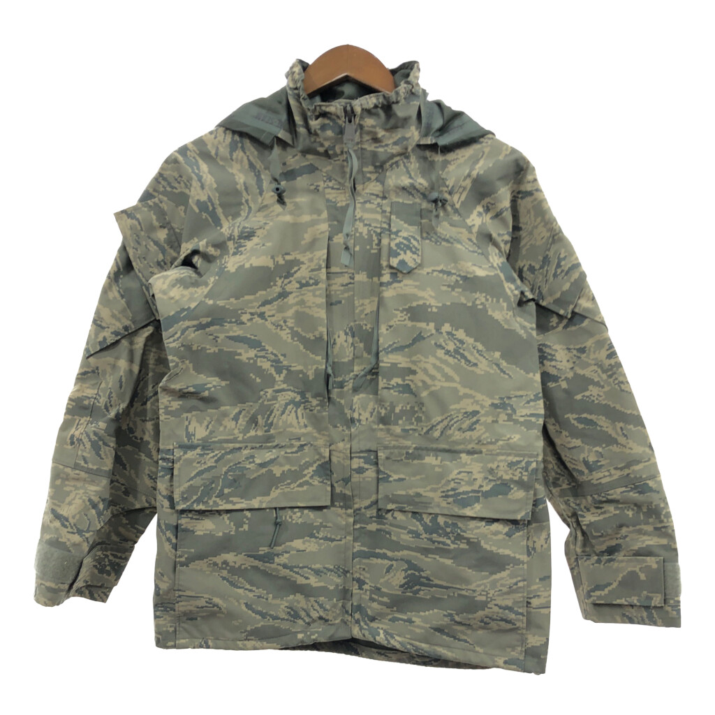 00年代 米軍実物 U.S.AIRFORCE APECS GORETEXパーカー ミリタリー ABUカモ (メンズ X-SMALL X-SHORT) 中古 古着 Q5207｜YAMAHISA USEDCLOTHINGSHOP