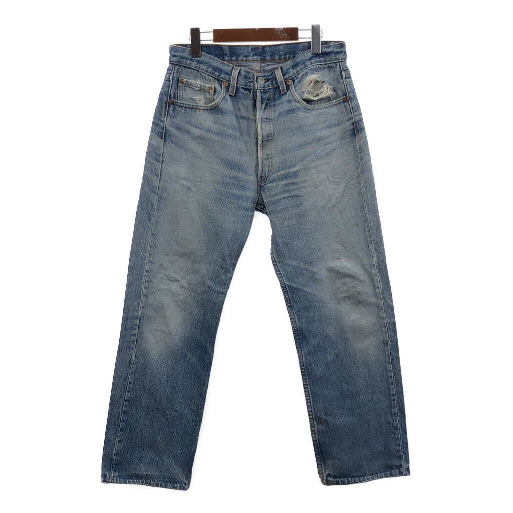 リーバイス501 USA整　W31L34 LEVI'S 501 FOR WOMEN】Made in U.S.A. 90's Straight Denim