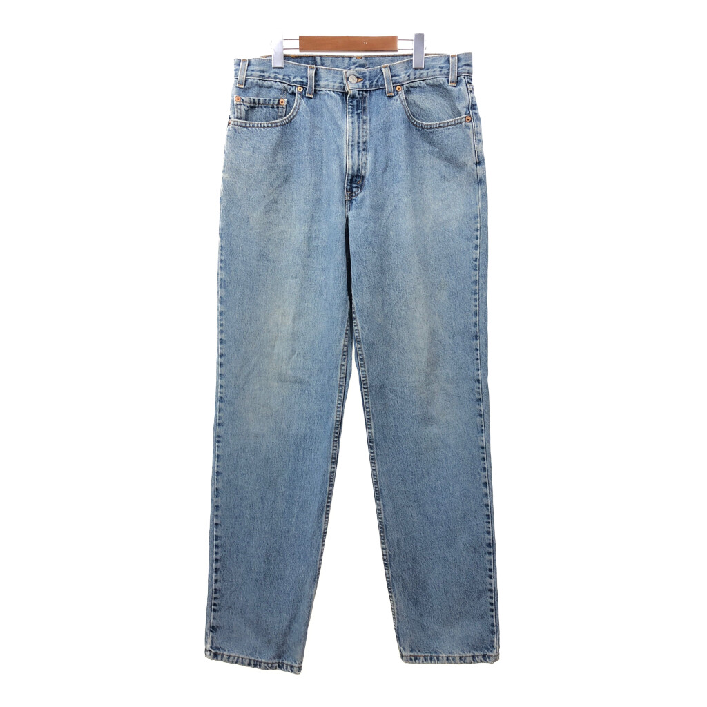 00年代 USA製 Levi's リーバイス 550 デニムパンツ ライトブルー (メンズ W36 L34) 中古 古着 Q7180