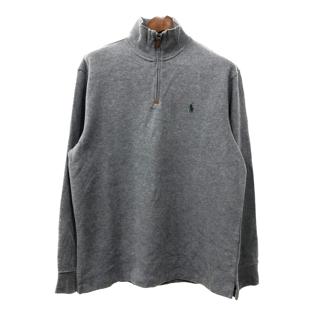 楽天市場】POLO JEANS ポロジーンズ ハーフジップ リブニット