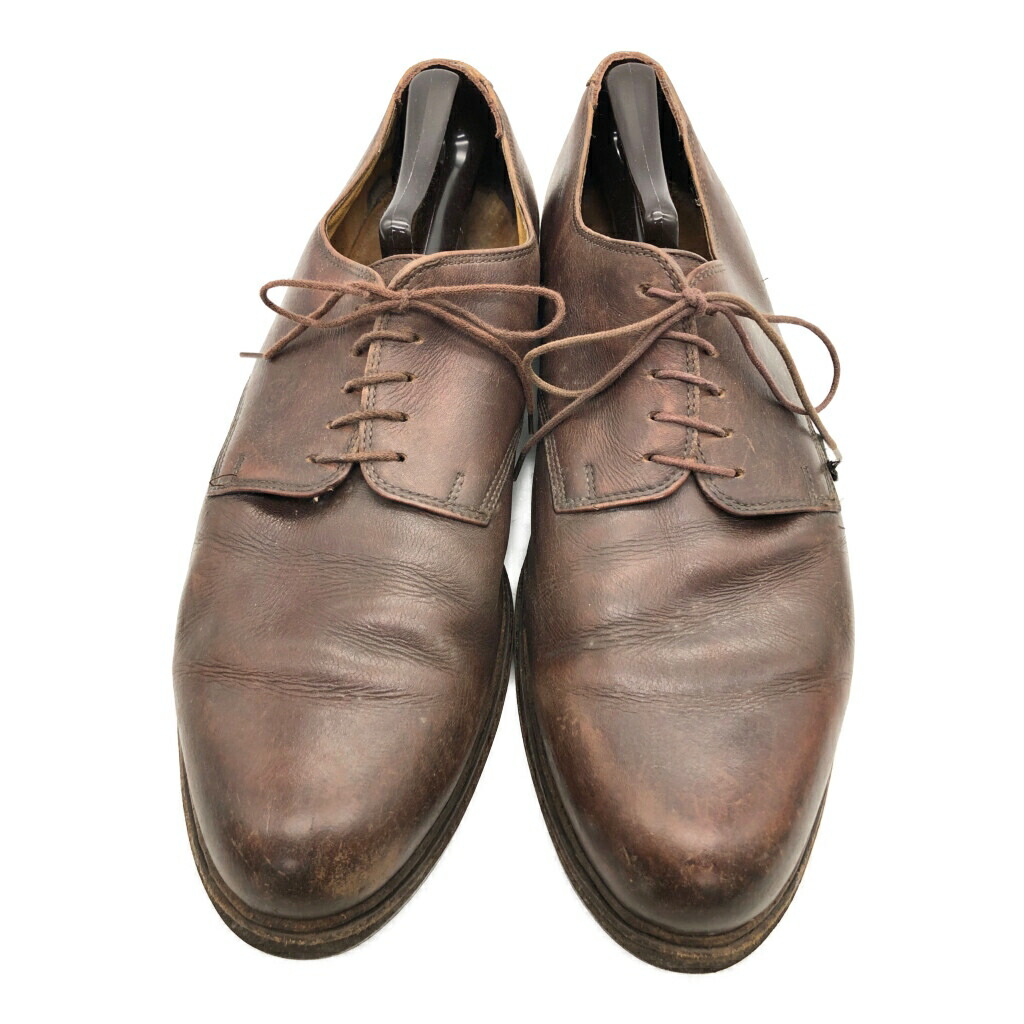 フランス製 Paraboot パラブーツ プレーントゥ レザーシューズ ブラウン (メンズ 13 R) 中古 古着 KA1123