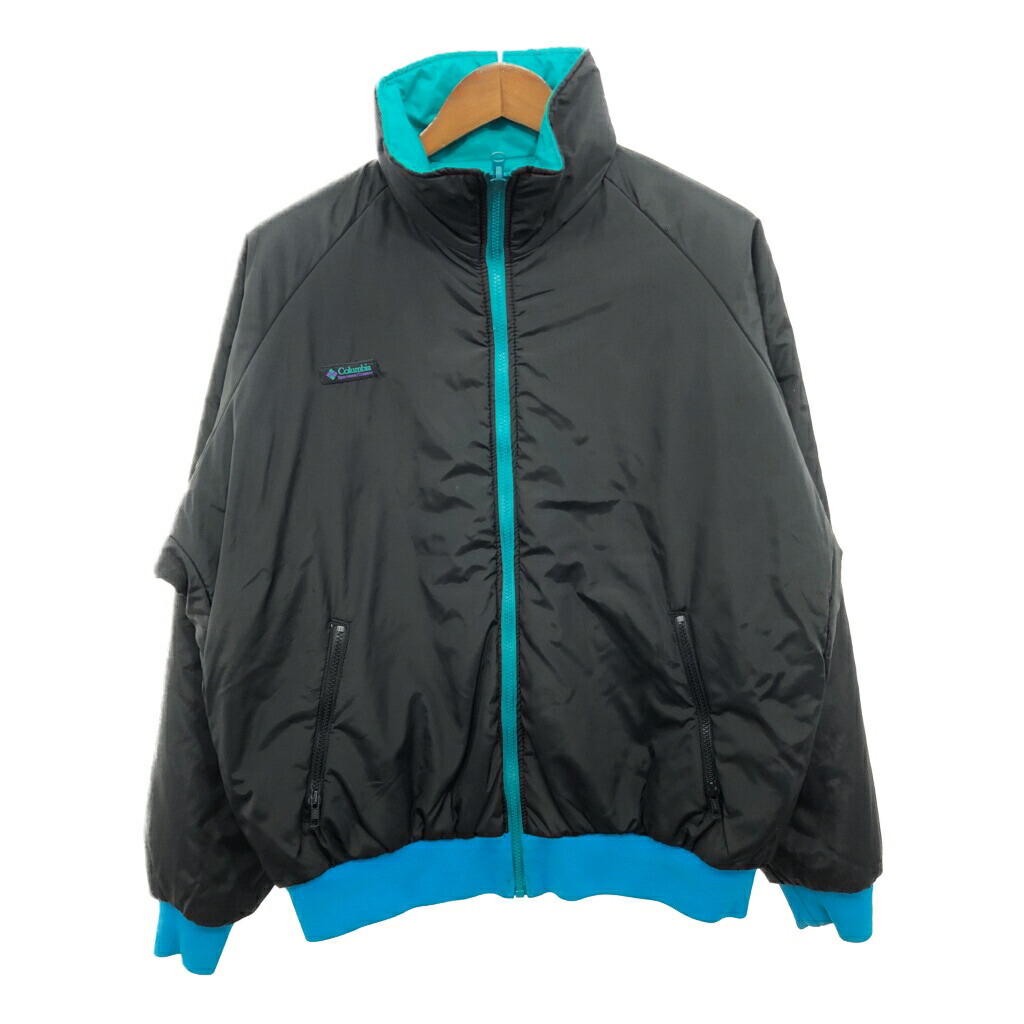 Columbia 90s リバーシブル 中綿 ナイロン ブルゾン ジャケット Columbia 90s リバーシブル 中綿 ナイロン ブルゾン ジャケット