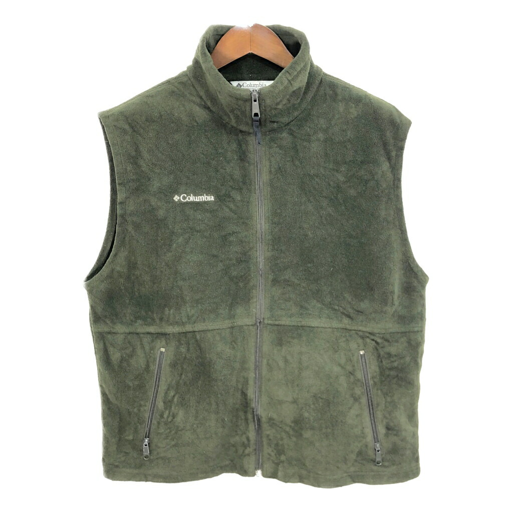 90's 古着　Columbia リバーシブルベスト　フリースベスト　フルジップ 楽天市場】Columbia ベスト 90's vintage リバーシブル フリース