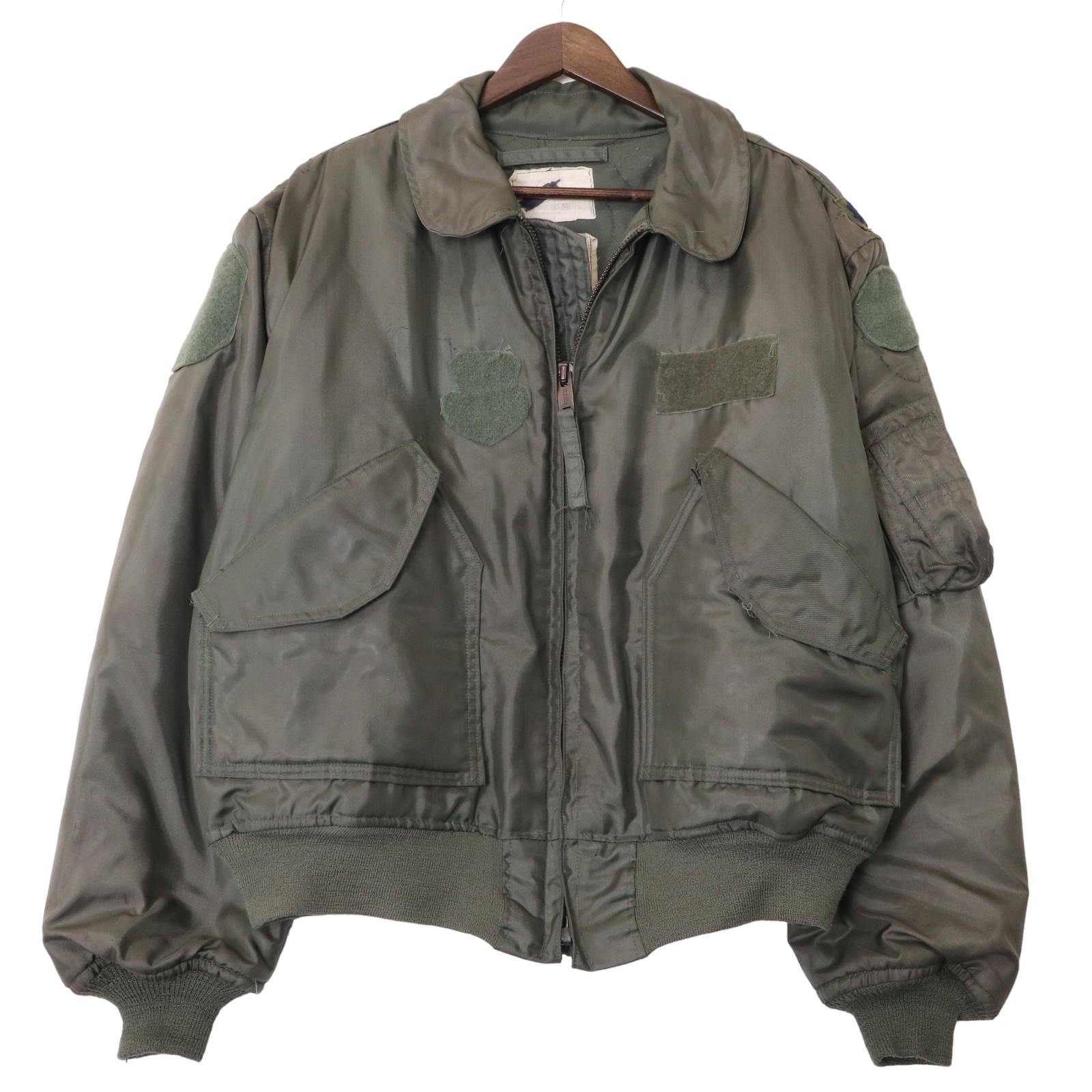 米軍実物 U.S.AIRFORCE CWU-45/P フライトジャケット ミリタリー (メンズ L相当) 中古 古着 A0477|YAMAHISA USEDCLOTHINGSHOP
