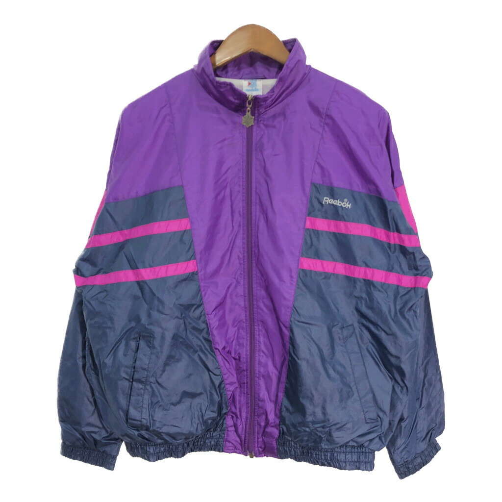 00-01 リバプール　Reebokトレーニングナイロンジャケット　プルオーバー Reebok エンブレムナイロンアノラックジャケット メンズ