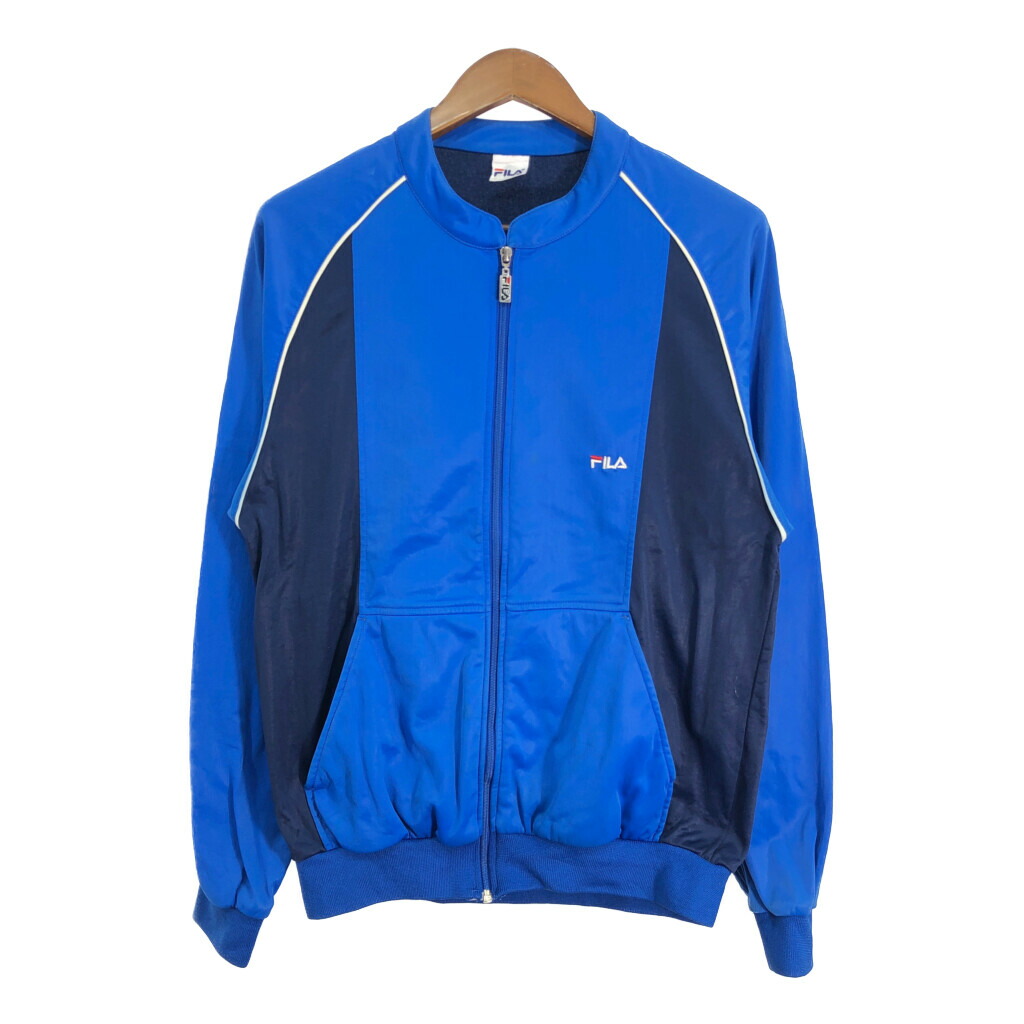 【FILA　フィラ】ビンテージ古着　ベロアジャージ　M　ホワイト 楽天市場】80s イタリア製 ビンテージ □ FILA フィラ 袖 脱着