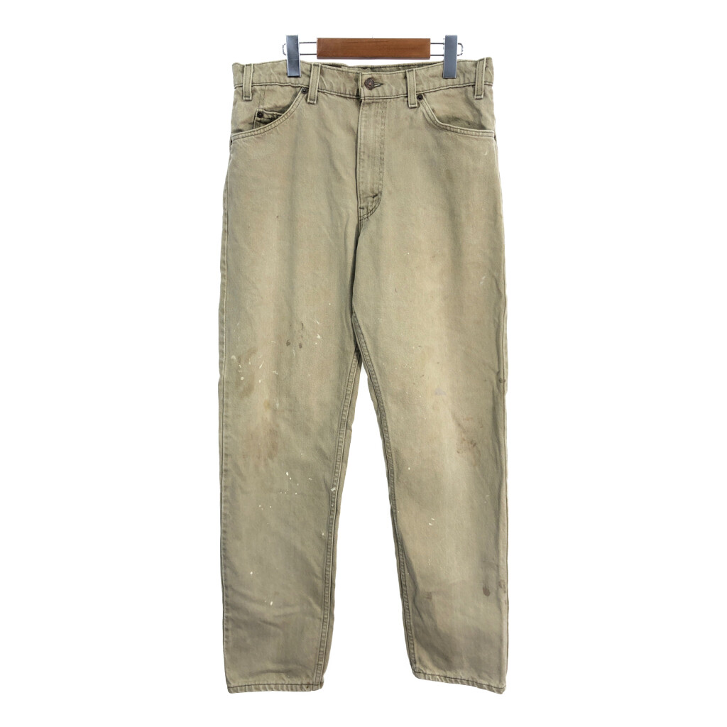 楽天市場】90年代 USA製 Levi's リーバイス 550 デニムパンツ オレンジ