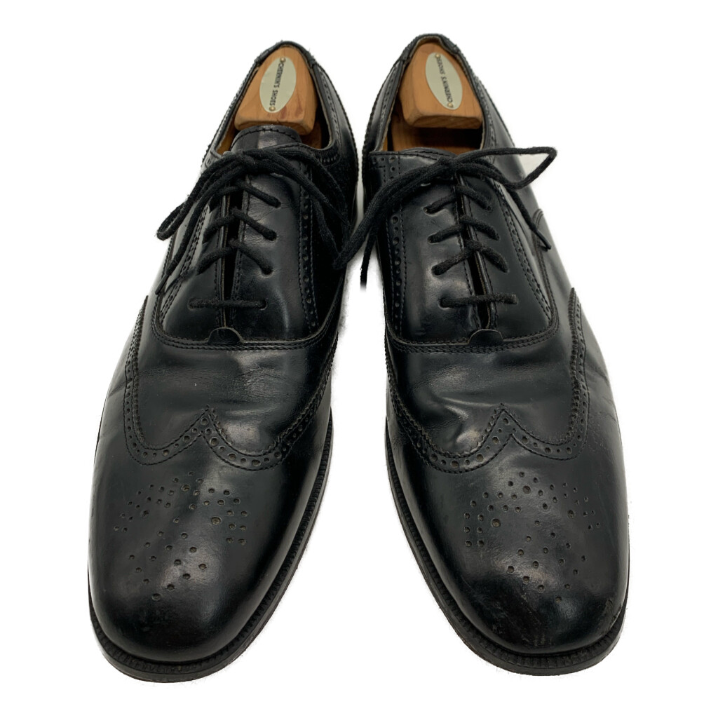 Clarks クラークス ウィングチップ レザーシューズ ブラック (メンズ UK9) 中古 古着 KA1342