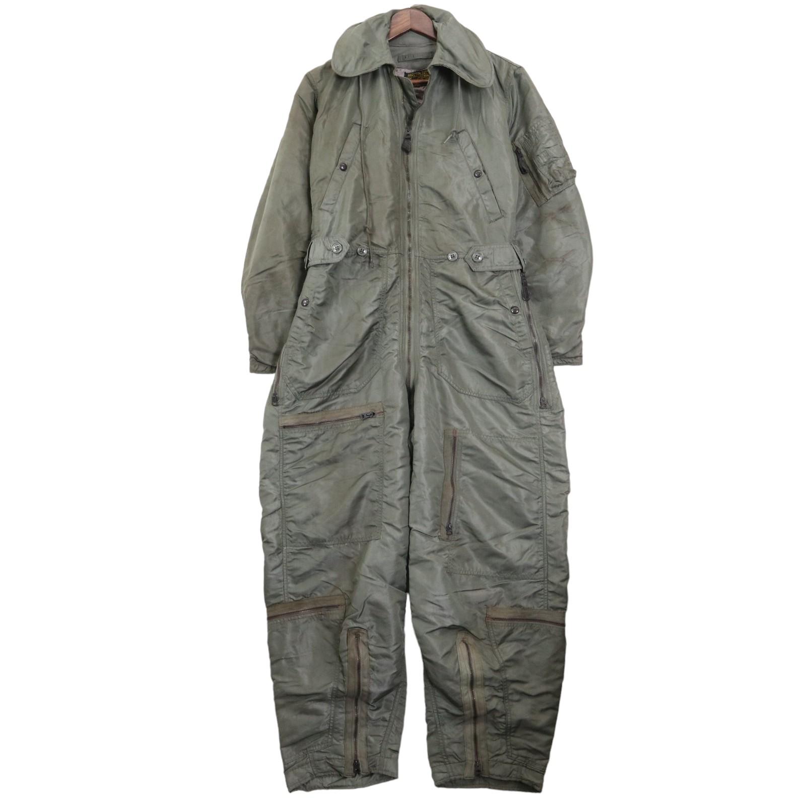 50年代 米軍実物 U.S.AIRFORCE CWU-1/P フライトスーツ オールインワン (メンズ SMALL REGULAR) 中古 古着 A0756|YAMAHISA USEDCLOTHINGSHOP