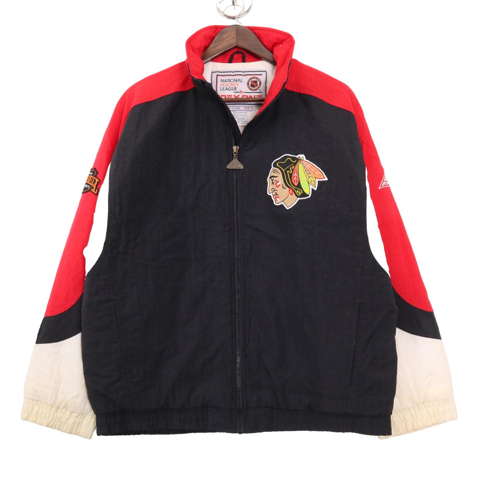 シカゴブラックホークス1/4ジッププルオーバーシャツ