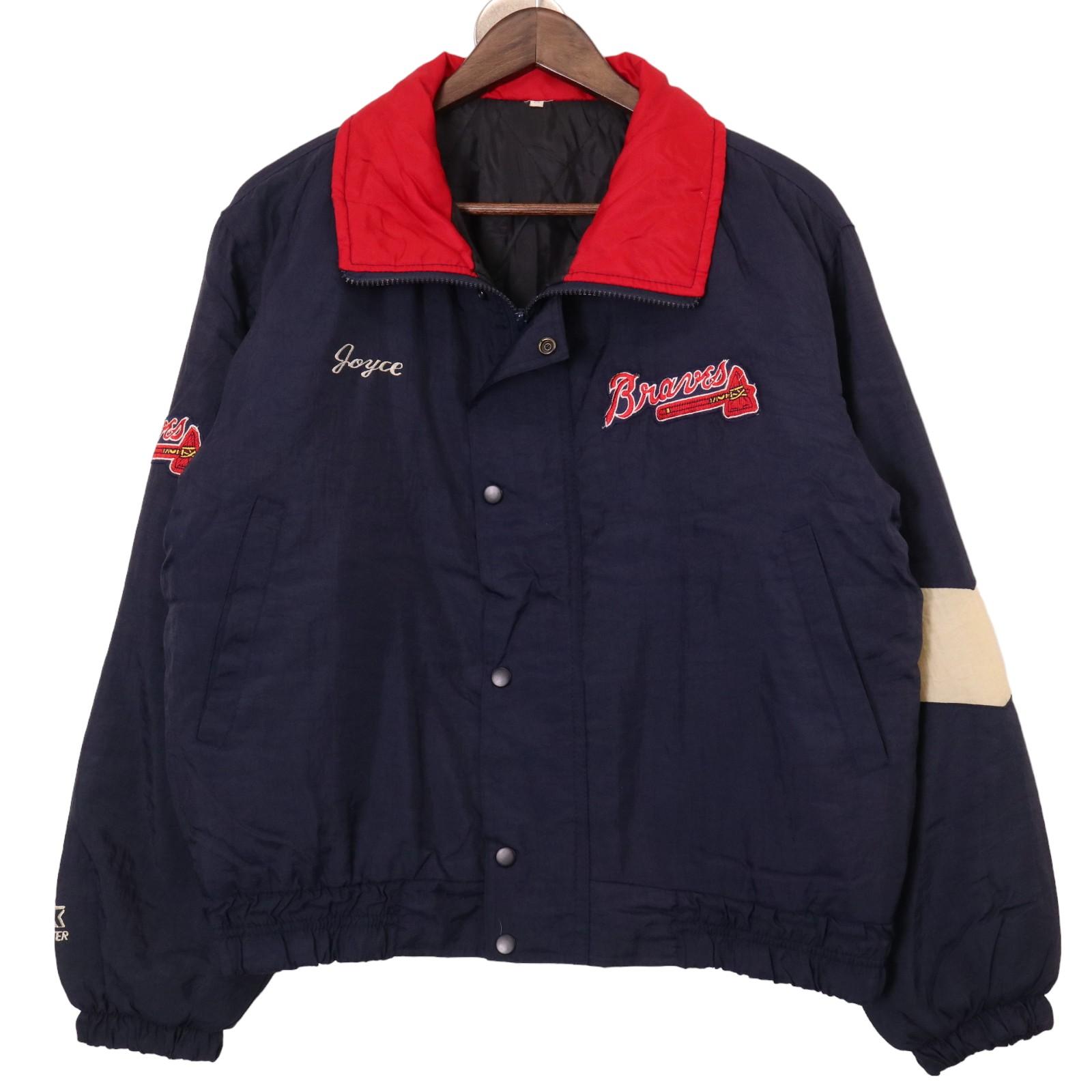 00年代 Majestic MLB アトランタ・ブレーブス スタジアムジャケット a1315-1.jpg