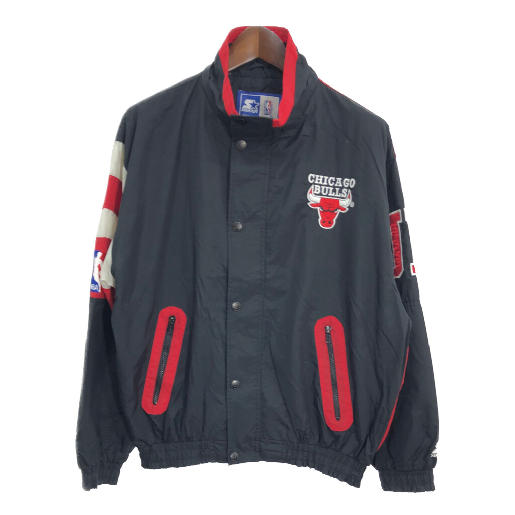 スターター パフジャケット M ブルズ バスケ NBA 80年代 USA製 STARTER スターター NBA シカゴ・ブルズ