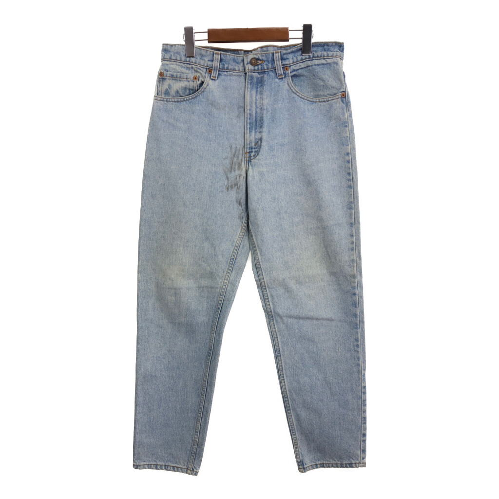 90年代 USA製 Levi's リーバイス 550 デニムパンツ ブルー (メンズ W33 L30) 中古 古着 R5308