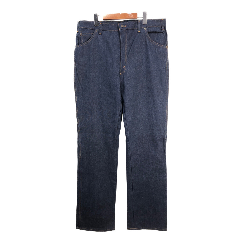 50s 60s ビンテージデニムパンツ USA製 裏地ネル 濃紺 70s〜80s 