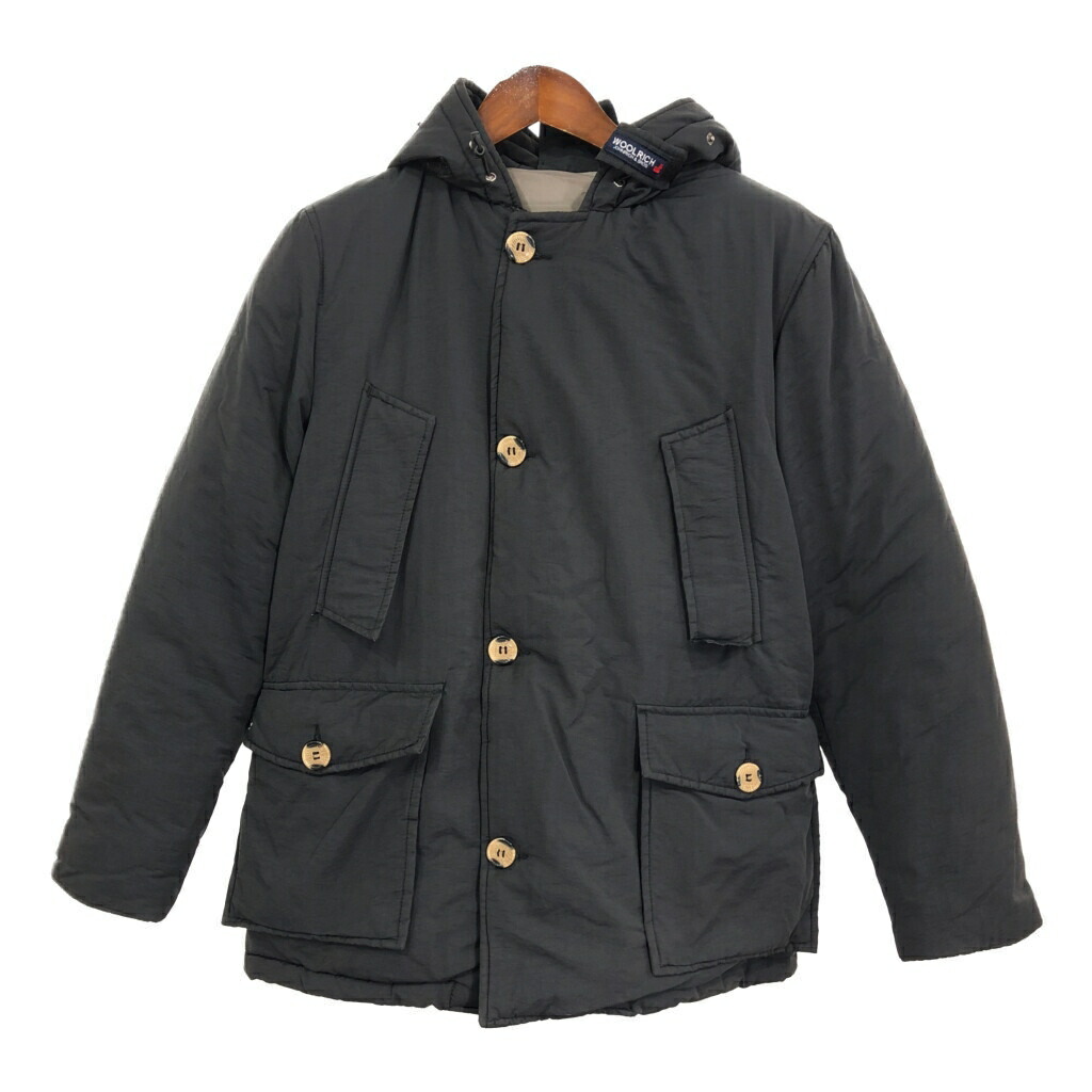 WOOLRICH ウールリッチ アークティックパーカー ダウンジャケット 防寒 ブラック (メンズ XL) 中古 古着 R6066