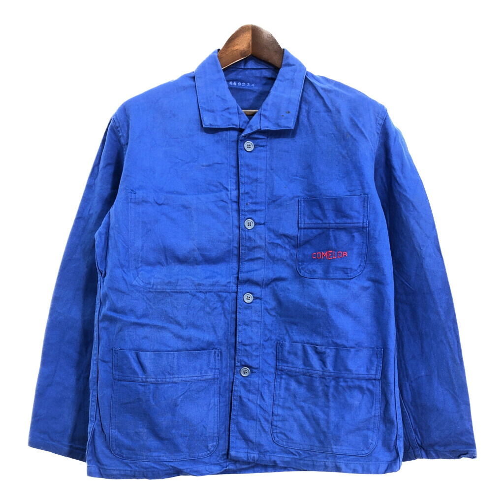 フランス製 モールスキンジャケット ユーロ ワークジャケット 古着 古着/USED] 50's フランス製 フレンチ モールスキン ワーク